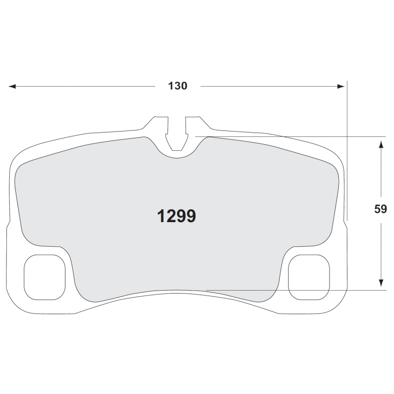 Endurance compound with less wear. Race brake pads - Porsche 997 GT2 / GT3 / RS
997 Turbo
rear brake pads